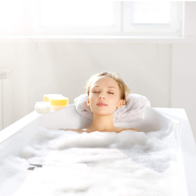 SlipX Solutions Adjustable Better Soak Overflow Drain Cover Fits All Drain Types for The Deepest Baths (Silicone, White) - Image 5